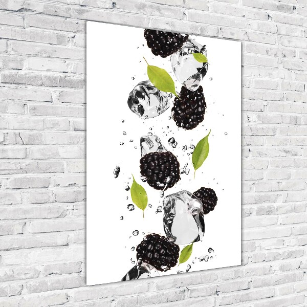 Quadro stampa su vetro acrilico verticale More e acqua