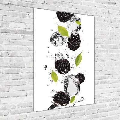 Quadro stampa su vetro acrilico verticale More e acqua