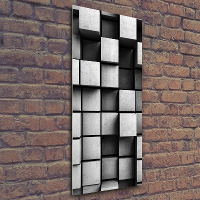 Quadro vetro acrilico verticale Astrazione