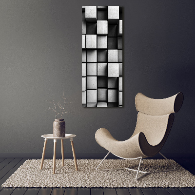 Quadro vetro acrilico verticale Astrazione