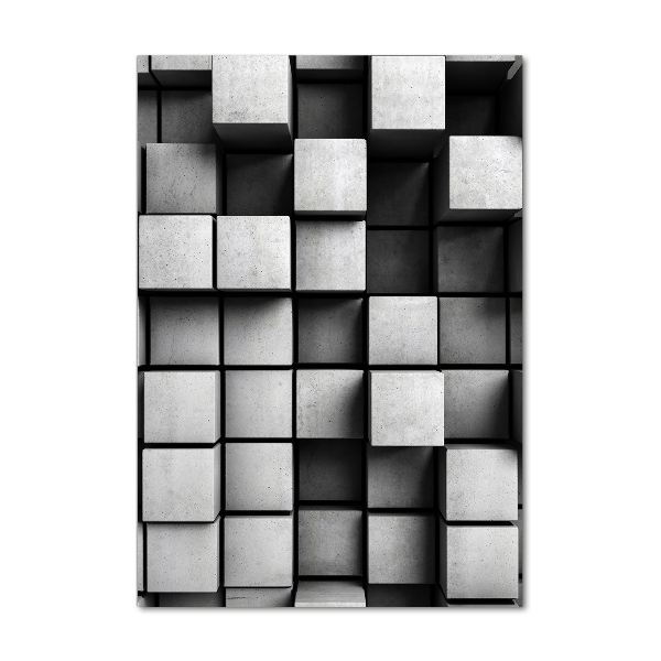 Quadro vetro acrilico verticale Astrazione