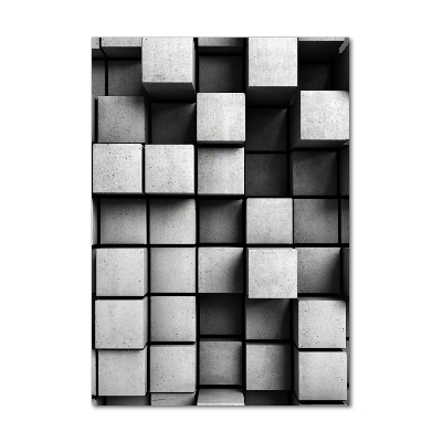 Quadro vetro acrilico verticale Astrazione