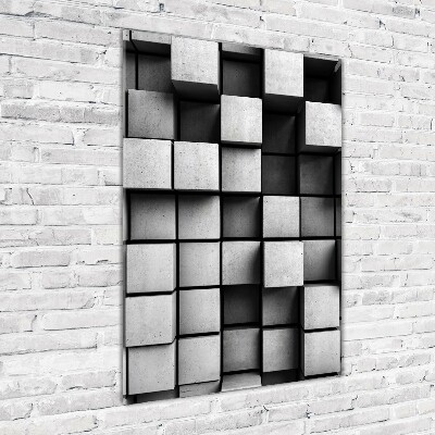 Quadro vetro acrilico verticale Astrazione