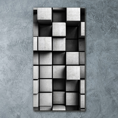 Quadro vetro acrilico verticale Astrazione