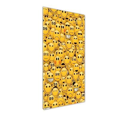 Quadro vetro acrilico verticale Emoticon