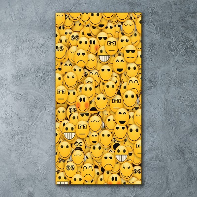 Quadro vetro acrilico verticale Emoticon