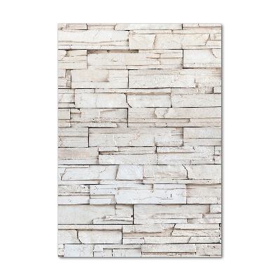 Quadro acrilico verticale Muro di pietra