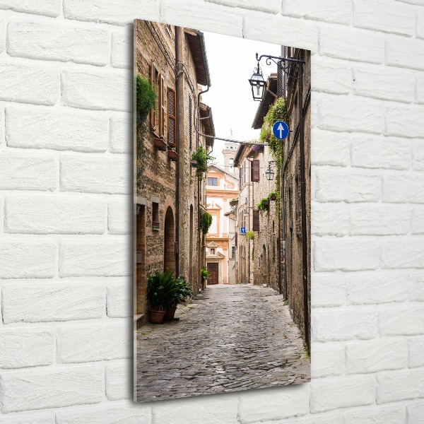 Quadro acrilico verticale Strade italiane