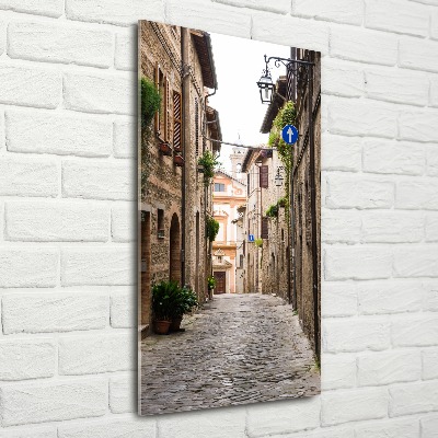 Quadro acrilico verticale Strade italiane