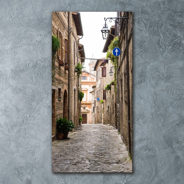 Quadro acrilico verticale Strade italiane