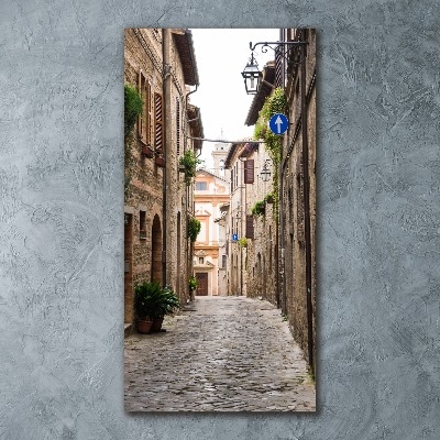 Quadro acrilico verticale Strade italiane