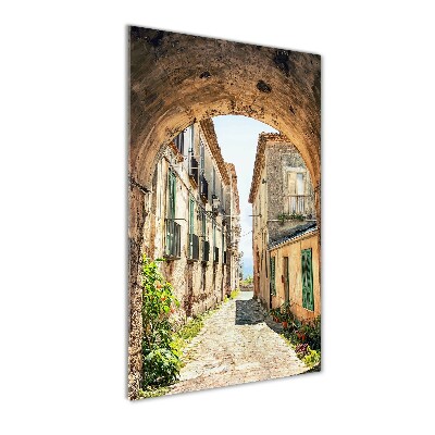 Quadro stampa su vetro acrilico verticale Strade italiane