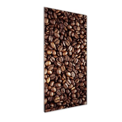 Quadro vetro acrilico verticale Chicchi di caffè