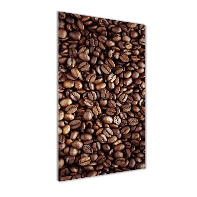 Quadro vetro acrilico verticale Chicchi di caffè