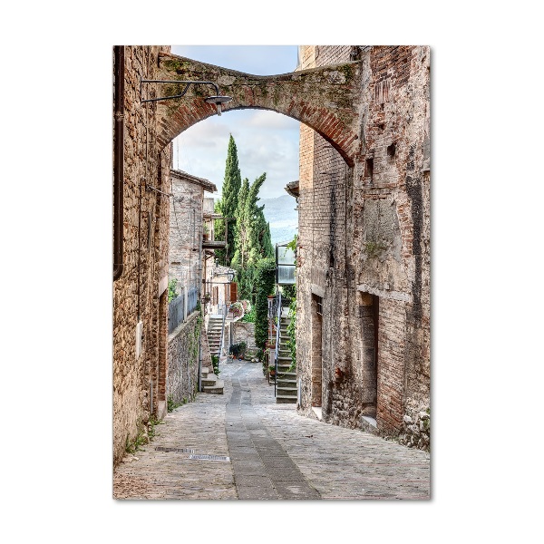 Quadro in vetro acrilico verticale Strade italiane