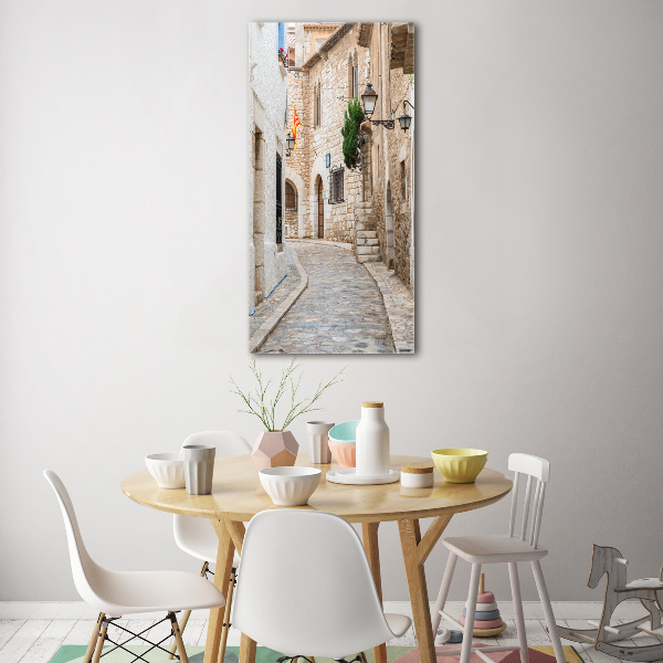 Quadro acrilico verticale Strade in Spagna