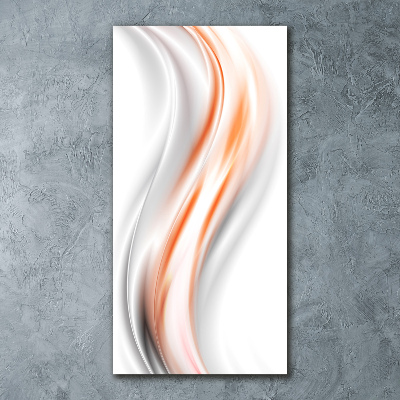 Quadro vetro acrilico verticale Onde astratte