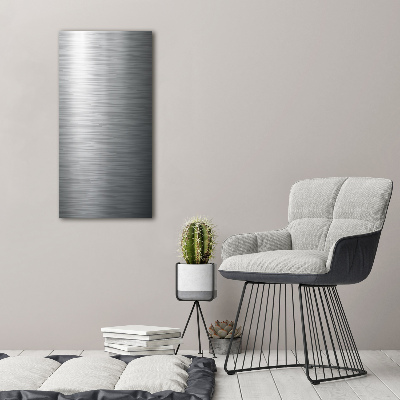 Quadro vetro acrilico verticale Sfondo metallico