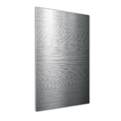 Quadro vetro acrilico verticale Sfondo metallico
