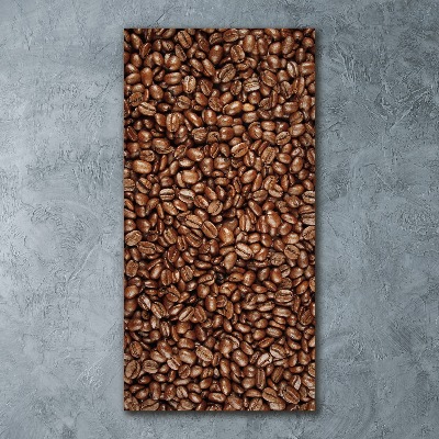 Quadro acrilico verticale Chicchi di caffè