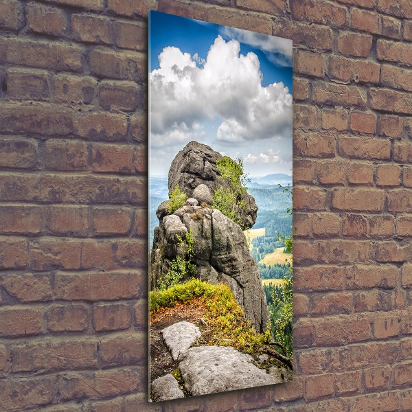 Quadro vetro acrilico verticale Szczeliniec Wielki