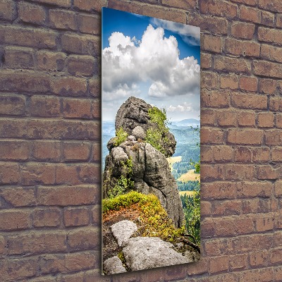 Quadro vetro acrilico verticale Szczeliniec Wielki