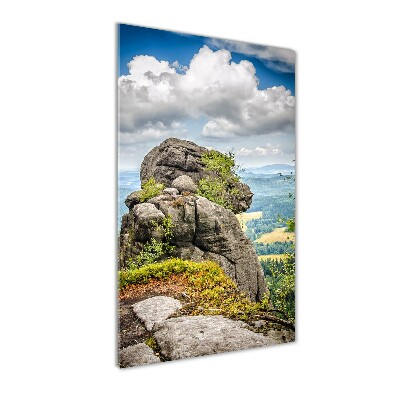 Quadro vetro acrilico verticale Szczeliniec Wielki