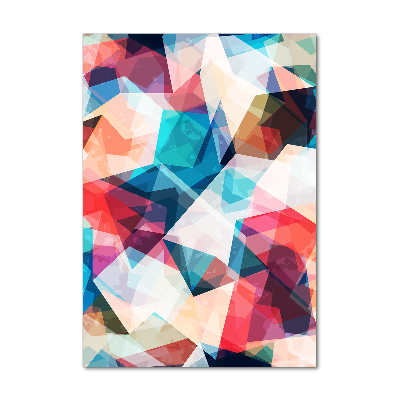 Quadro in vetro acrilico verticale Mosaico astratto