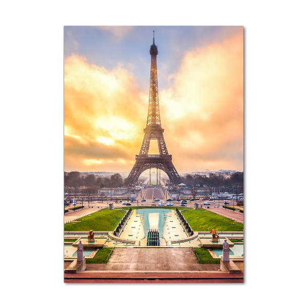 Quadro vetro acrilico verticale Torre Eiffel Parigi