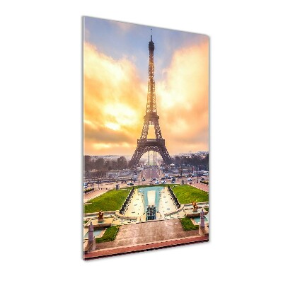 Quadro vetro acrilico verticale Torre Eiffel Parigi
