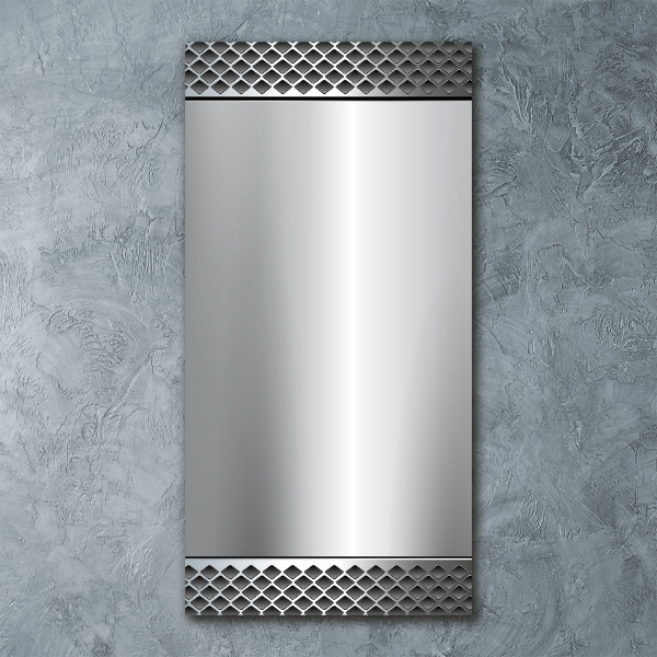 Quadro stampa su vetro acrilico verticale Sfondo metallico