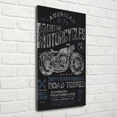 Quadro vetro acrilico verticale Automobilistico