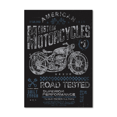 Quadro vetro acrilico verticale Automobilistico