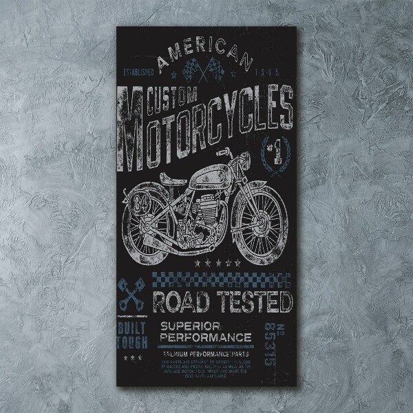 Quadro vetro acrilico verticale Automobilistico