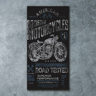 Quadro vetro acrilico verticale Automobilistico