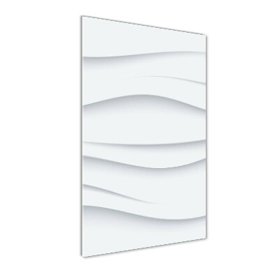 Quadro vetro acrilico verticale Onde astratte