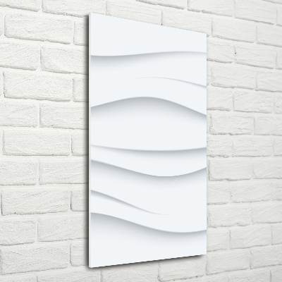 Quadro vetro acrilico verticale Onde astratte