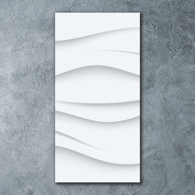 Quadro vetro acrilico verticale Onde astratte