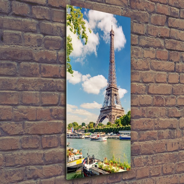 Quadro acrilico verticale Torre Eiffel Parigi