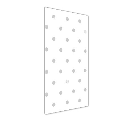 Quadro vetro acrilico verticale Punti e cuori