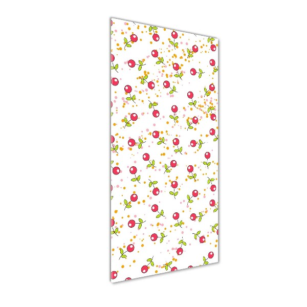 Quadro acrilico verticale Ciliegie