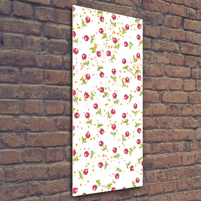 Quadro acrilico verticale Ciliegie