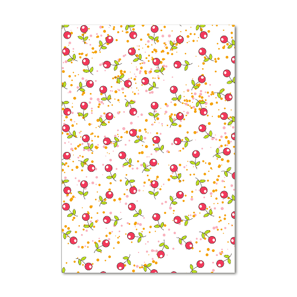 Quadro acrilico verticale Ciliegie