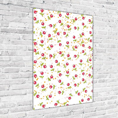 Quadro acrilico verticale Ciliegie