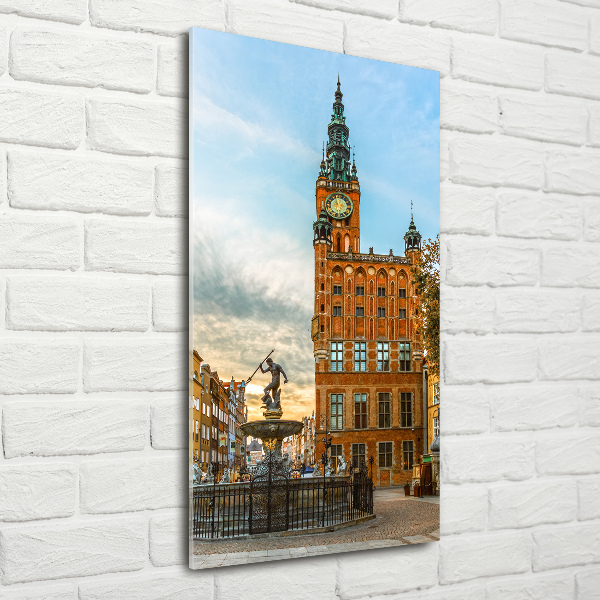 Quadro acrilico verticale Danzica, Polonia