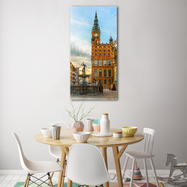 Quadro acrilico verticale Danzica, Polonia