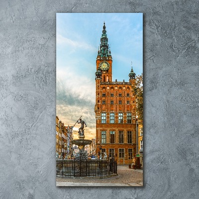 Quadro acrilico verticale Danzica, Polonia