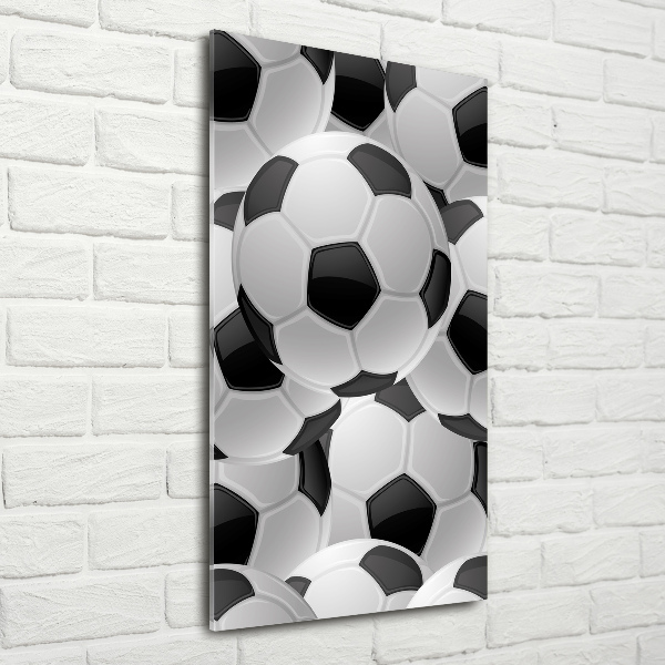 Quadro vetro acrilico verticale Calcio