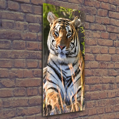 Quadro acrilico verticale Tigre