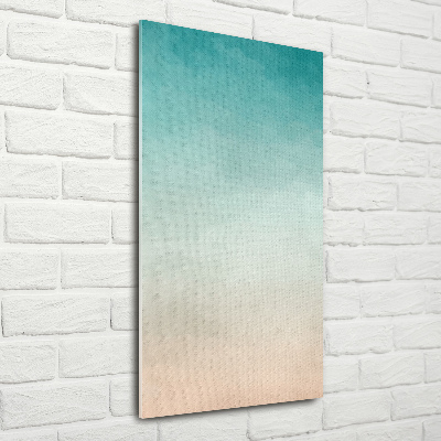 Quadro stampa su vetro acrilico verticale Fumo